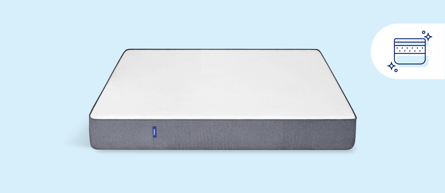 Stock photo of a Casper foam mattress