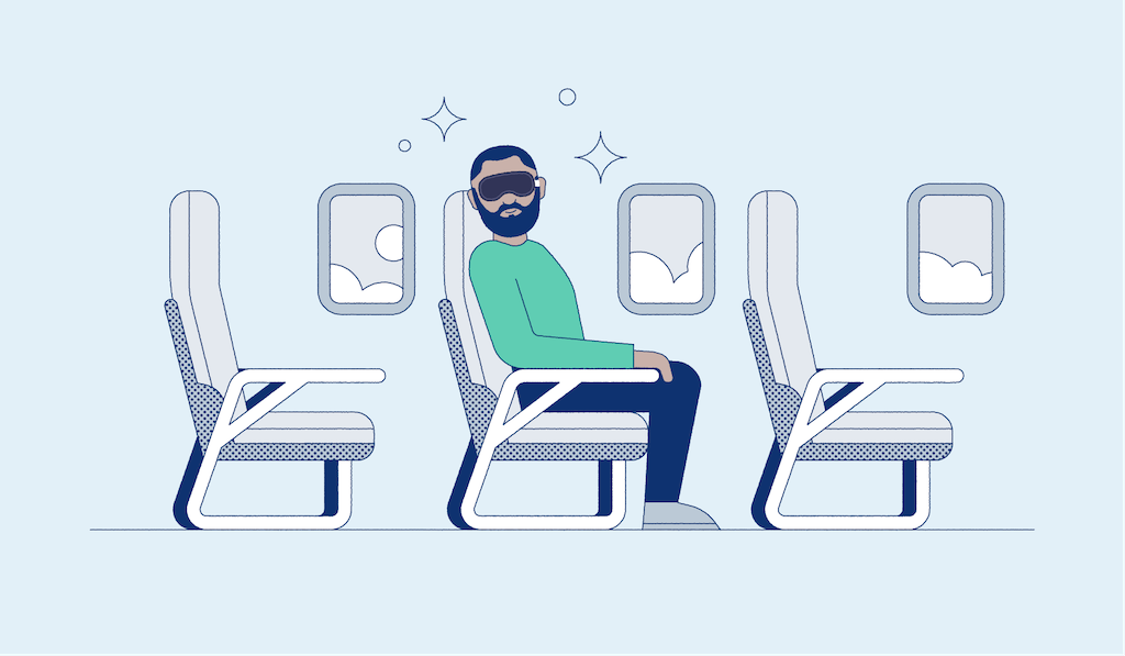 Sleep masks are travel-friendly