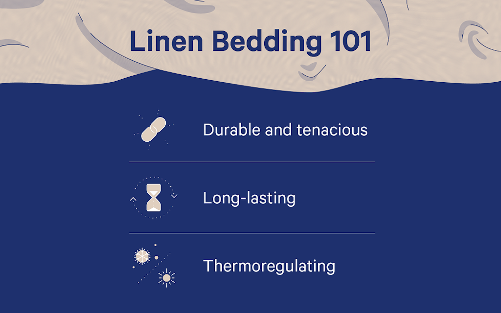 Linen bedding