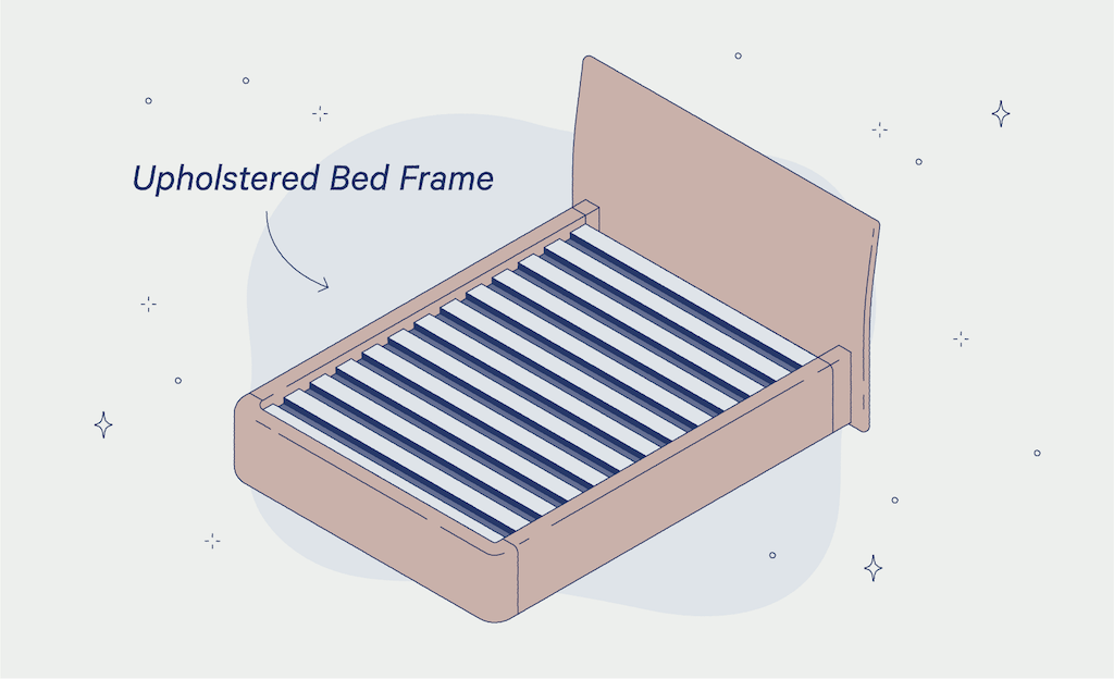 upholstered bed frame