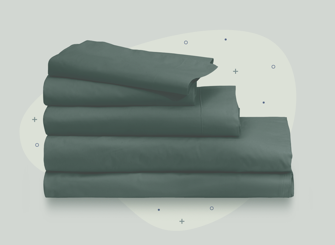 illustration of percale sheets